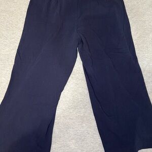 J. Jill Navy Blue Wide-Leg capris